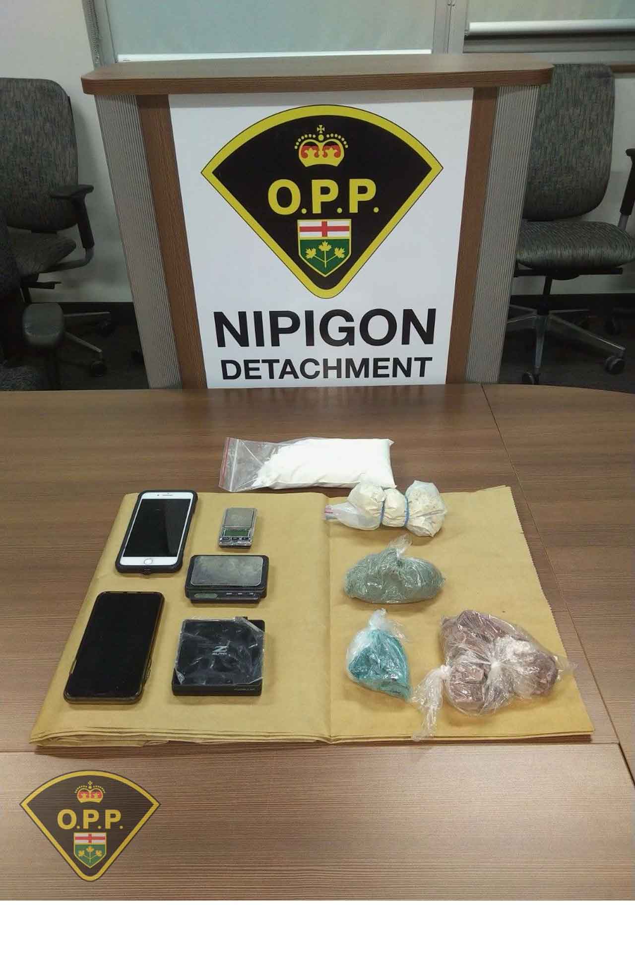 TRAFFIC STOP LEADS TO SIGNIFICANT DRUG SEIZURE IN NIPIGON