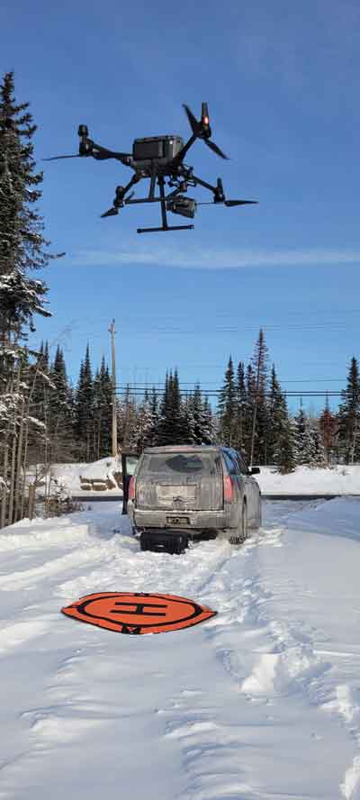 Police spot Dawson Road traffic violations from the sky