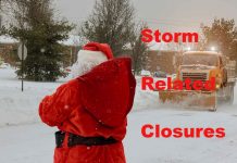 December 23, 2022 – Weather Related Closures Storm Related Closures