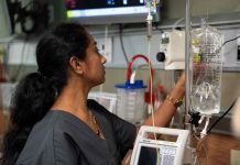 Confederation College Hosts Annual Career Fair Confederation College Practical Nursing program student. Photo Credit: Patrick Chondon