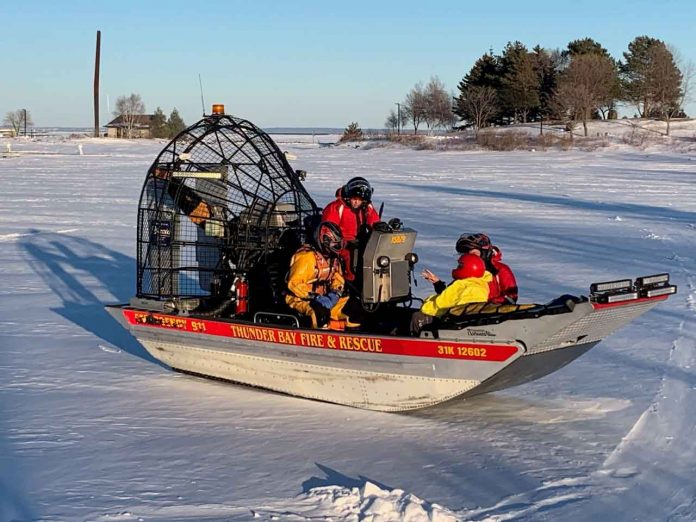 Thunder Bay Fire Rescue Air Boat