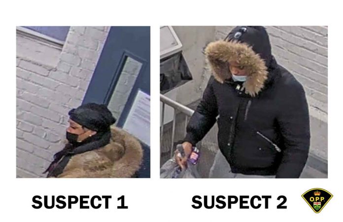 OPP image of Suspect 1 and 2