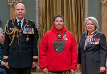 Two Ontario Canadian Rangers receive prestigious military honour The Chief of the Defence Staff General Wayne Eyre, left, and the Govenor General of Canada Mary Simon, present Canadian Ranger Master Corporal Kathleen Beardy with the Order of Military Merit. DND Photo