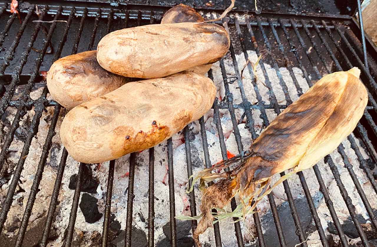 The rest of the meal matters too, baked potatoes and corn on the cob are great additions