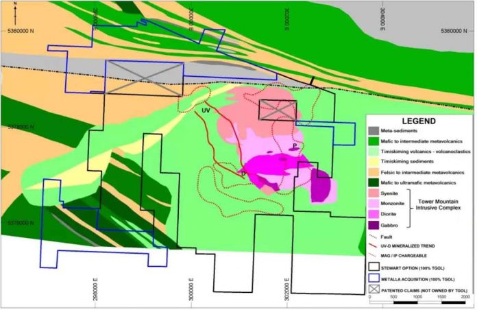 Thunder Gold Expands Footprint in Shebandowan Greenstone Belt and Completes Option on Tower Mountain