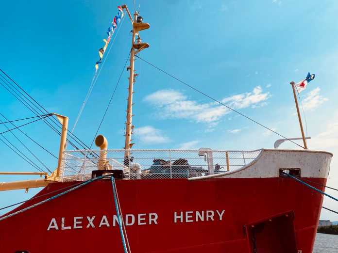 The Alexander Henry awaits Coast Guard Day!