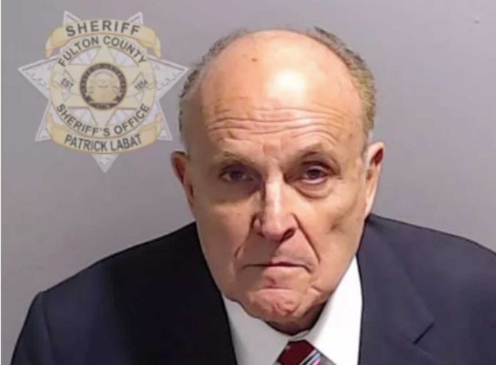 Giuliani Mug Shot - Fulton County Jail