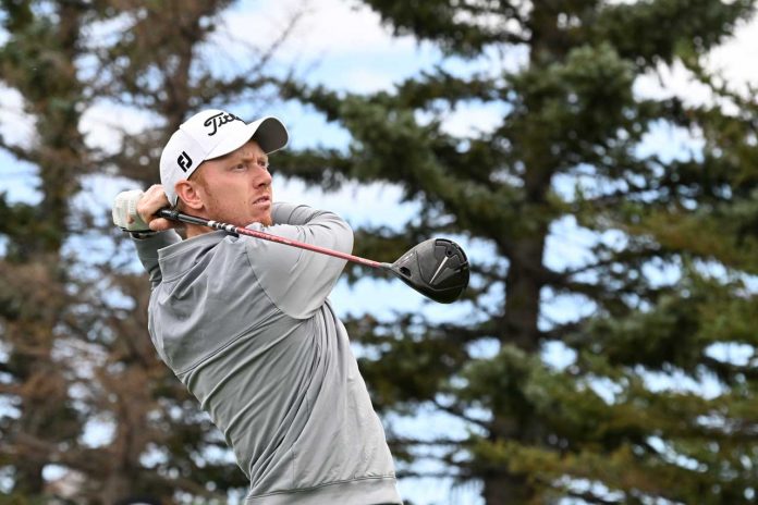 Springer shoots 9-under to lead halfway through the Fortinet Cup Championship