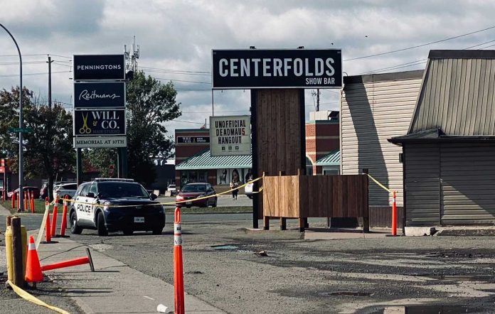 TBPS on Scene at Centrefolds Show Bar after shooting incident