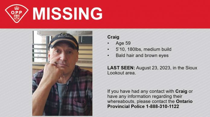 Missing Person Report: Craig (Age 59)