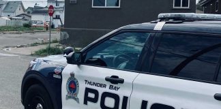 Thunder Bay police investigate fatal train-pedestrian collision near South Water and Pearl streets Thunder Bay Police