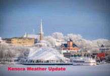 Kenora & Lake of the Woods (Whitedog, Grassy Narrows): Bitter Cold, Light Flurries, and a Wind Shift Tonight Kenora in Winter