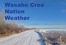 Wasaho Cree Nation Weather: Snowy Start to the Week! Wasaho Cree Nation Weather