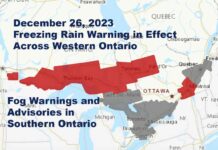 WEATHER ALERT – Freezing Rain WARNING: Be Prepared for Icy Conditions and Travel Disruptions Weather Alerts for December 26 2023