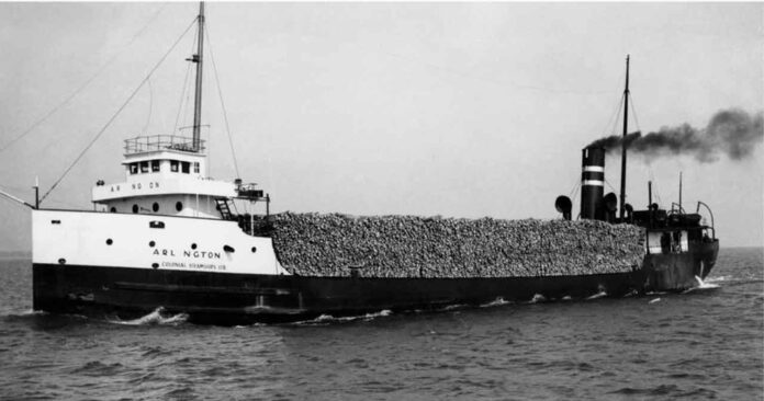The Arlington - Courtesy Great Lakes Shipwreck Historical Society (GLSHS)