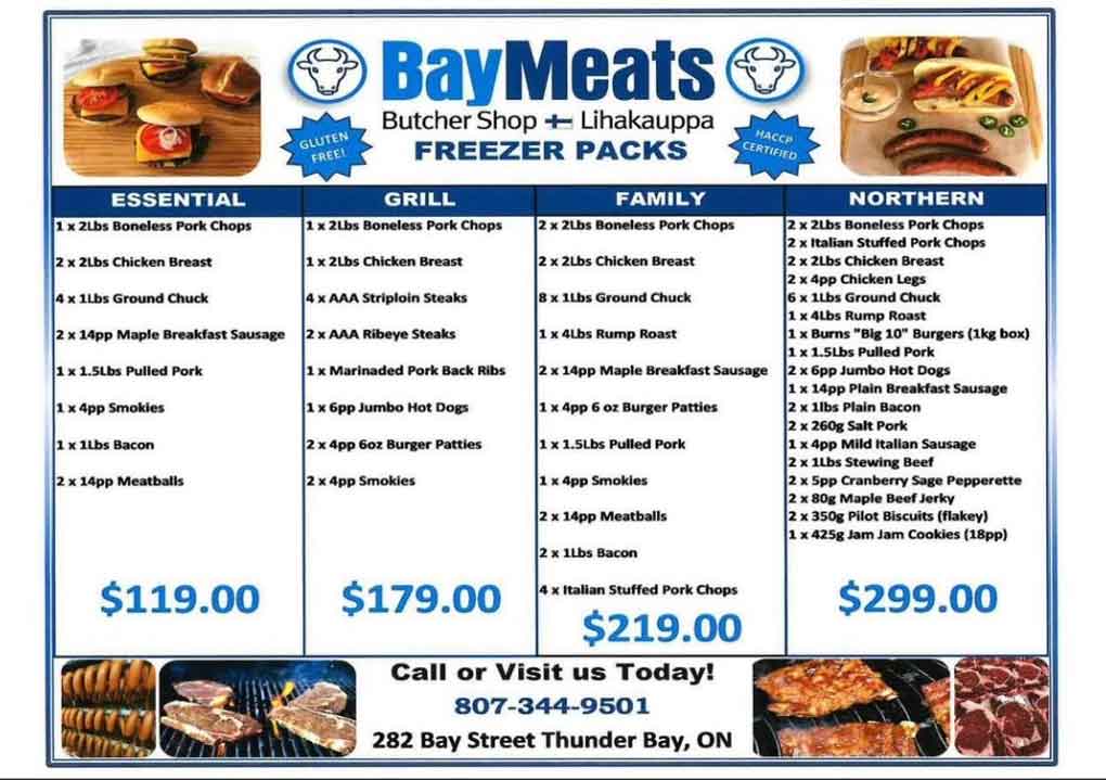 Bay Meats Family Freezer Filler