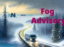 April 26, 2026: Terrace Bay Under Fog Advisory as Showers Linger Along the North Shore Fog Advisory