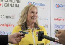 Thunder Bay’s McCarville Makes Electrifying Comeback at Scotties Tournament of Hearts Curling Canada Media Scrum after Draw 8 at the Calgary Scotties Tournament of Hearts