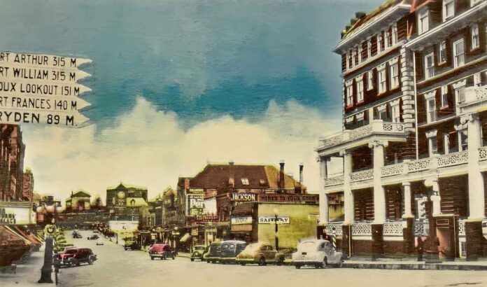 There have been a lot of images shared on social media recently of Kenora. Here is an old postcard.
