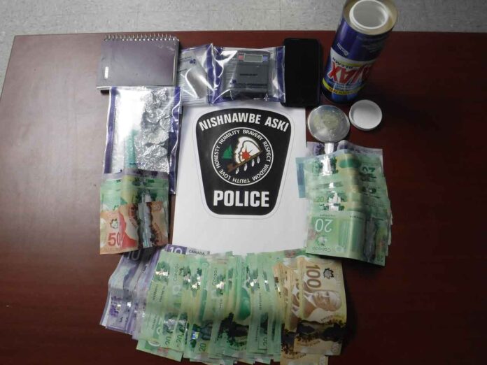 NAPS-Police-Media-handout---N-Spirit-Lake---CDSA Image: NAPS - Residential Raid Results in Cash and Paraphernalia Seizure