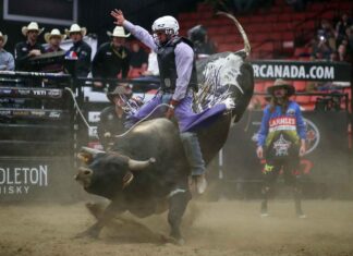 Eli Necochea wins in Oakland as the PBR Velocity Tour heads to its final regular-season stop Photos (Courtesy Covy Moore . CovyMoore.com)