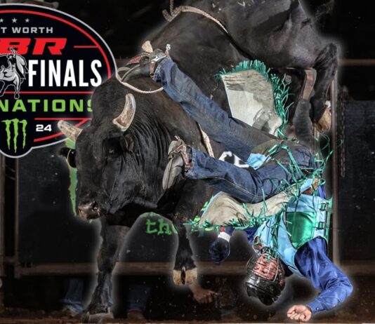 No. 3 Sage Steele Kimzey Storms Out of the Chute with 90.50-Point Win at PBR World Finals John Crimber PBR