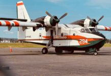 Thunder Bay Weather: Sunny Day with Showers or Thunderstorms Late Today Buffalo Air Waterbomber at Thunder Bay Airport