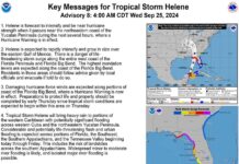 Tropical Storm Helene Strengthens, Threatening Florida’s Gulf Coast 9 am Key messagers NOAA on Tropical Storm Helene