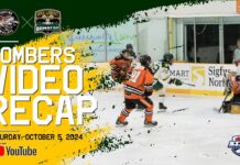 Fighting Walleye Ground Bombers for Second Straight Night