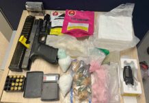 Thunder Bay OPP Seize Drugs, Firearms in Major Investigation OPP Thunder Bay Image seized firearms and drugs
