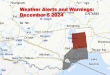 Snow Squalls and Winter Advisories: Travel Hazards Loom Around Thunder Bay Weather December 5 2024