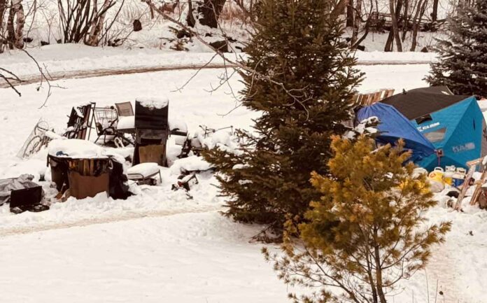 Mcvicars-creek-encampment-3 Fire Debris at McVicars Creek Homeless encampment