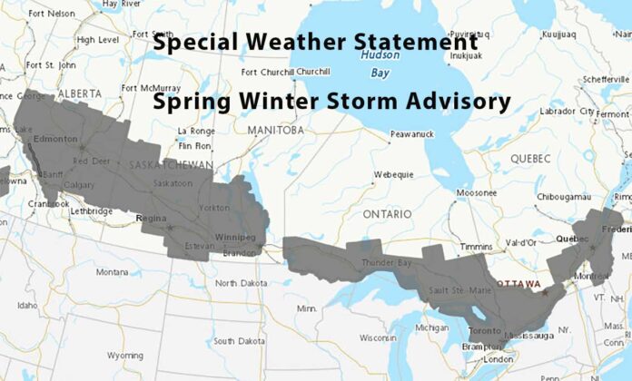 Special Weather Advisory in effect!