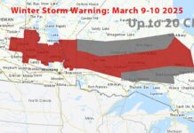 Winter Wonderland or Travel Nightmare? Heavy Snow Incoming for Northwestern Ontario! Snowfall warning in effect! Up to 20 cm expected Monday with reduced visibility. Travel with caution!