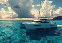 Let’s Explore a Few Technical Features of Inflatable Catamarans An inflatable catamaran can have a flat bottom hull, allowing you to enjoy fishing and other activities on calm waters