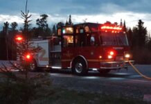 Quick Response Contained Kenora Commercial Fire to Garage Bay Kenora Fire