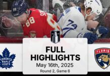 Leafs, Panthers Set for High-Stakes Game 7 Showdown in Toronto – Winner Moves on to Face Hurricanes