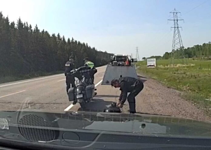 Motorcyclist charged with stunt driving after OPP clocked speed of 152 km/h on Highway 11-17