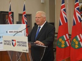 Ontario Changes OW and ODSP Eligibility Rules for Temporary Residents and People Without Legal Status Ontario Premier Doug Ford in Thunder Bay - Image James Murray - NetNewsLedger