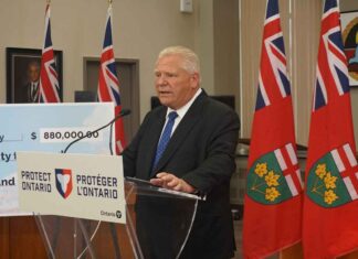 Ontario Changes OW and ODSP Eligibility Rules for Temporary Residents and People Without Legal Status Ontario Premier Doug Ford in Thunder Bay - Image James Murray - NetNewsLedger