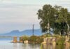 Thunder Bay weather for June 23, 2026: partly cloudy and 8°C early, becoming sunny then mixed by noon Sleeping Giant from Pool Six - Cruise Ship pathway
