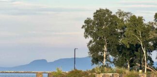 Thunder Bay weather for June 23, 2026: partly cloudy and 8°C early, becoming sunny then mixed by noon Sleeping Giant from Pool Six - Cruise Ship pathway