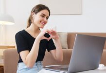 How to Support Loved Ones in Remote Communities Photo by Artem Podrez: https://www.pexels.com/photo/woman-making-heart-with-hands-while-having-video-call-4492134/