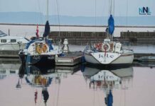 Thunder Bay Weather: From Fog to Sizzle, Then the Showers Roll In Two sailboats docked Marina Park Sept 2025