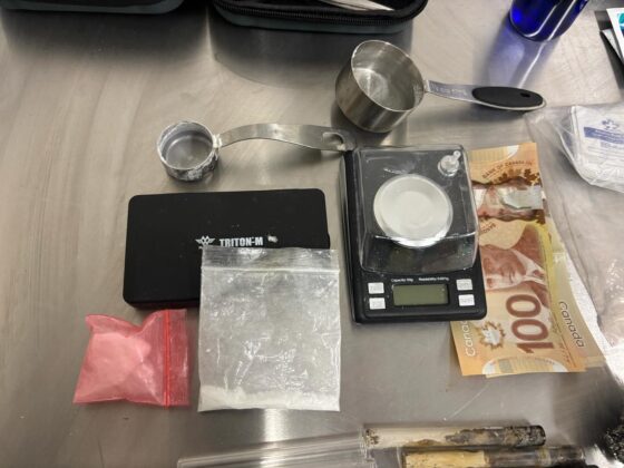 Armstrong OPP stop suspended driver; trafficking charge laid, vehicle impounded 7 days.