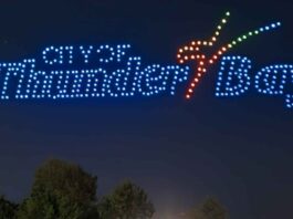 Canada Always Notices Skin Colour Drone Light Show Thunder Bay