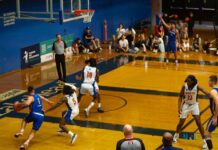 Thunderwolves Sweep Weekend Series Against Ontario Tech in Gritty Back-and-Forth Saturday Night Battle at the Thunderdome Chris Sagi #1 hard charging to the net