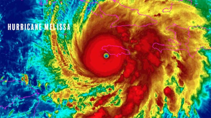 Hurricane-Melissa-over-Jamaica Jamaica Hit by Cat 5 Hurricane Melissa - National Hurricane Center image