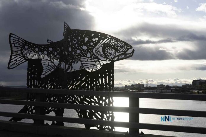 On the Edge of a Storm - Kam River Bridge