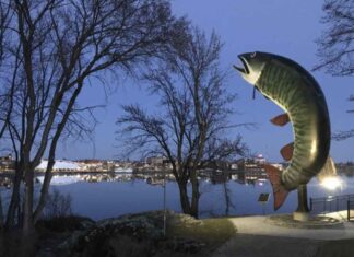 April 26, 2026: Kenora and Lake of the Woods Start Chilly Before Rain Returns Overnight Husky the Muskie in Kenora Ontario